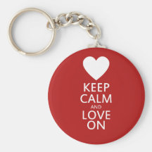 Amour dessus pour le jour de Valentines Porte-clefs