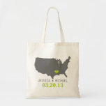 Amour d'état de mariage sac en toile