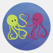Amour d'Octo Autocollants