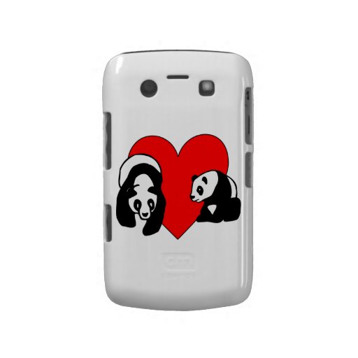 Amour d'ours panda coque Case-Mate blackberry