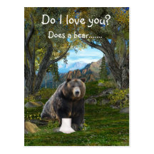 Amour drôle cartes postales