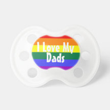 Amour du bébé I de fierté mes papas Tétines
