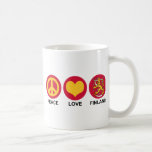 Amour Finlande de paix Mugs