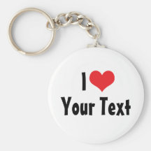 Amour Keychain de la coutume I Porte-clefs