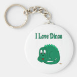 Amour mignon Dinos de lt dinosaure vert I de bébé Porte-clés