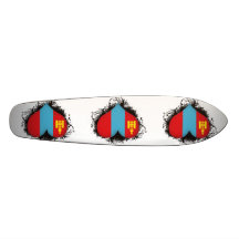 Amour Mongolie du cru I Skateboards Personnalisés