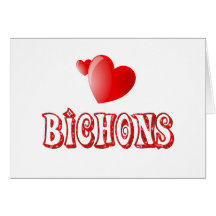 Amour pour Bichons Cartes