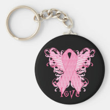 Amour rose de ruban porte-clé