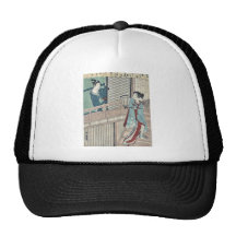 Amour secret par Shiba, Kokan Ukiyoe Casquette