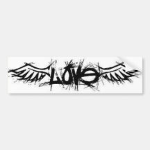 Amour sur les ailes… adhésif pour voiture