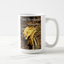 Amour, tasse de café du Montana