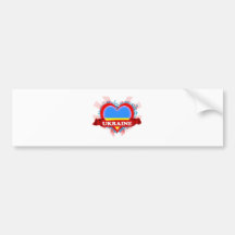 Amour Ukraine du cru I Autocollant Pour Voiture