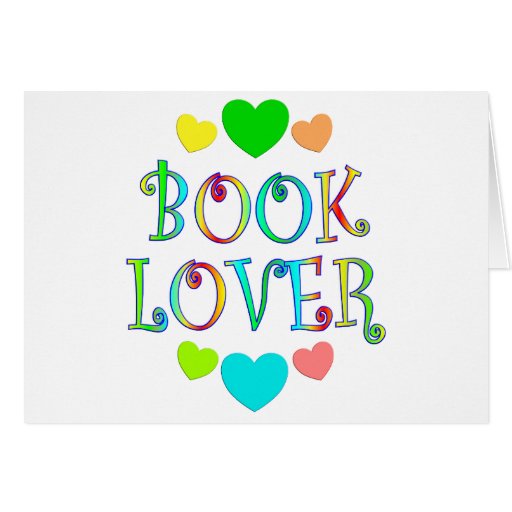 Amoureux des livres cartes de vœux