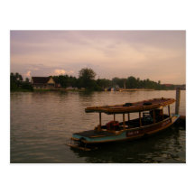 Amphawa River, Thailand Post Card