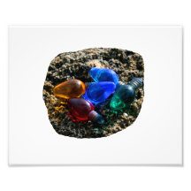 Ampoules colorées de Noël en photographie de sable