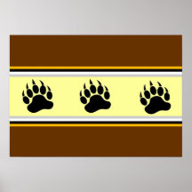 Amsterdam Bear Pride Flag Posters
