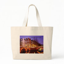 Amsterdam, City of Lights (by St.K.) Canvas Bags