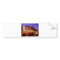Amsterdam, City of Lights (by St.K.) Bumper Sticker