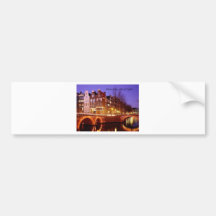 Amsterdam, City of Lights (by St.K.) Bumper Sticker