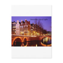 Amsterdam, City of Lights (by St.K.) Post Card