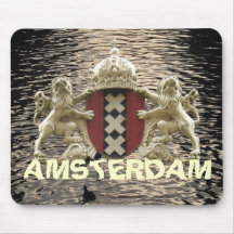Amsterdam City Symbol Canal Water Mousepad