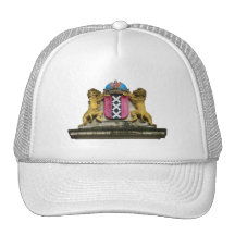 Amsterdam Coat of Arms Cap Mesh Hats