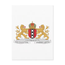 Amsterdam Coat Of Arms Postcard