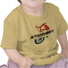 Amsterdam Holland Netherlands Cycling Tshirts