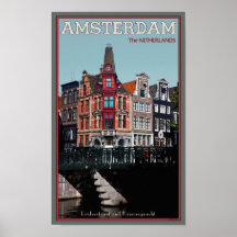 Amsterdam - Leidsestraat - Keizersgracht Posters