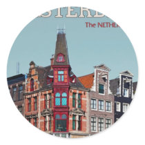 Amsterdam - Leidsestraat - Keizersgracht Sticker
