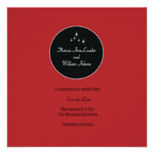 Amsterdam Save the Date: Crimson Invitations