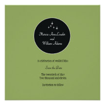 Amsterdam Save the Date: Olive Invitations