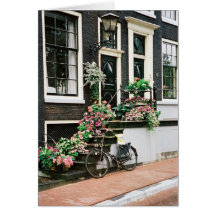 Amsterdam Street Greeting Cards