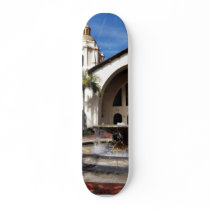 Amtrak Station And Fountain In Downtown San Diego Custom Skate Board