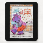Amus de magasin-un-sort d'Achat-Hippopotame d'hipp Tapis De Souris