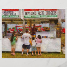 Amusement - Daddy I want a hot dog Flyers