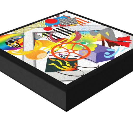 amusement d'art impression sur toile