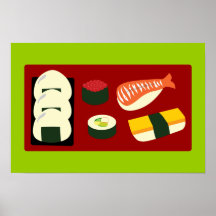Amusement de sushi posters