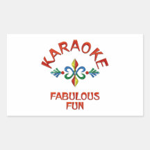 Amusement fabuleux de karaoke autocollants