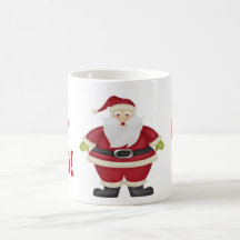 Amusement Père Noël mignon Ho ! Ho ! Ho ! Tasse de