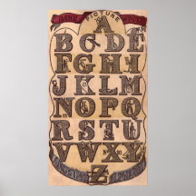 Amusing Alphabet Poster