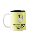 Amusing Leghorn cockerel Mug