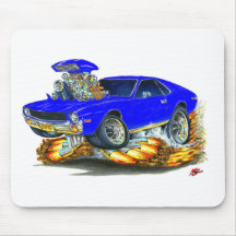 AMX Blue Car Mouse Pad
