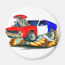 AMX RedWhiteBlue Car Magnet