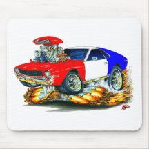 AMX RedWhiteBlue Car Mousepads