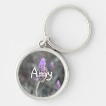 Amy Girls Name Lavender Keychain