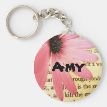 Amy Girls Name Shakespeare Quote Keychain