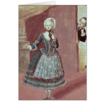 An Actress in the Role of Rosine Card