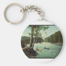 An Adirondack mountain stream classic Photochrom Key Chains