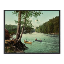 An Adirondack mountain stream classic Photochrom postcards